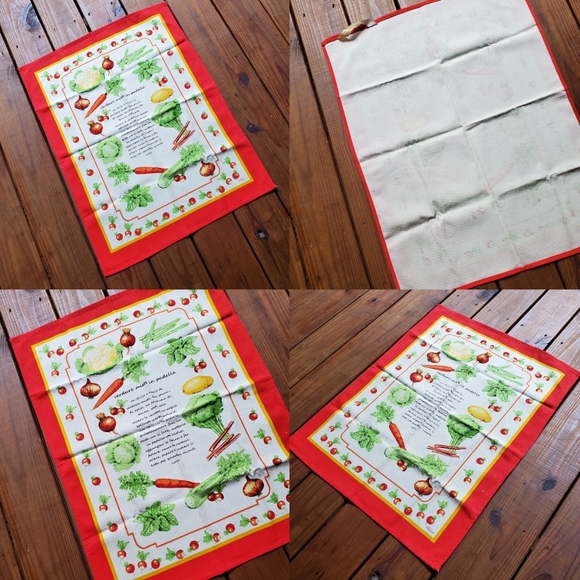 Decorative Italian cotton canvas kitchen tapestry - Picture 5 of 5